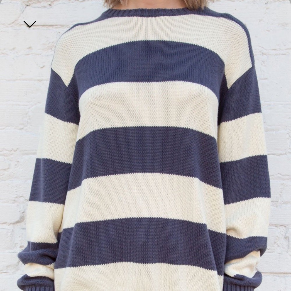 brianna cotton thick stripe sweater